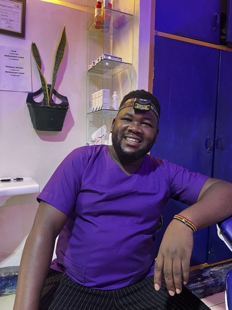 Dr. Charlie (Rwotomiyo Charles Emmy) — dentist, educator and community oral health advocate at Piwan Dental, Gulu